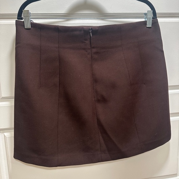 Zara Chocolate Brown Mini Skirt - XL - Picture 3 of 3